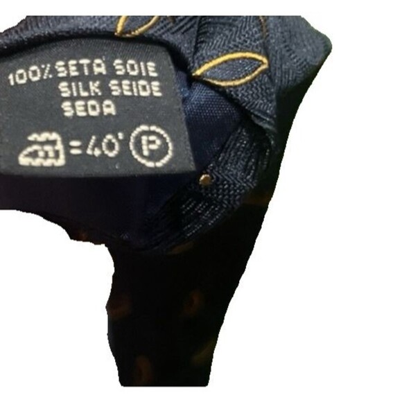 ERMENEGILDO ZEGNA Men's 100% Silk Necktie ITALY Luxury Abstract - Picture 6 of 14